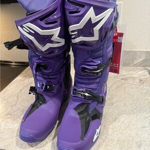 Alpinestars Men’s Purple Moto Boots